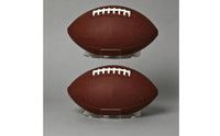 2 Pieces Clear Finish Wall-Mounted Ball Holder Included Screws Acrylic Ball Holder Rack