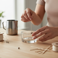 Glass Tealight Candle Holder Cups for DIY Candle Making