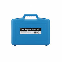 68 Pieces Portable Car and Motorcycle Tire Repair Tools Easy to Use 68 Piece Tire Plug Kit Professional Quality for DIYers, Travel