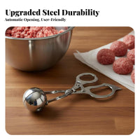 Meat Sphere Former Tongs Stainless Steel Meat Sphere Former Meat Sphere Er Tongs Easy Release Stainless Steel Meat Sphere Er