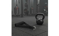 2 Pieces Elastic Band Handles Sturdy-Duty Exercise Handles D Handle Attachment High Load Capacity Cord Machine Attachments