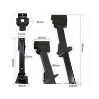 Travel Trailer Jack Stand Mounting Bracket Recreational Vehicle Stabilizer Jack Base Plate Transport Hardware