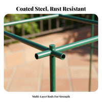 Grape Arbor Easy to Assemble Climbing Plant Frame Versatile Vegetable Climbing Rack for Flower Enthusiasts, Hobby Farmers, Balcony, Outdoor, Patio