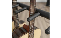Locking Casters 5-Guitar Rolling Stand Foam Padded Foldable Guitar Rack on Wheels Universal Fit 5-Slot Instrument Display Stand for Band Members, Musicians, Studio, Stage, Music Room