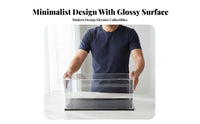 Clear Acrylic Display Box High Clarity Acrylic Display Box Clear Figure Case Long-Lasting Particles Proof Model Container Sturdy