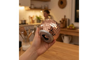 Mirrored Disco Ball Bottle Opener Reflective Bottle Opener with Mirror Tiles Eye-Catching Stylish for Party Hosts, Bartenders, Parties, Home Bar