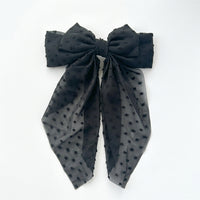 Clip for Women, Handmade Lightweight Oversized Butterfly Bow Barrettes, Spring Clasp Party Accessory for Young
