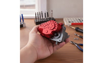 RC Crawler Gearbox Assembly Alloy Metal Gearbox with Steel Gear Set Precision-Built Transmissions for Trail Rigs