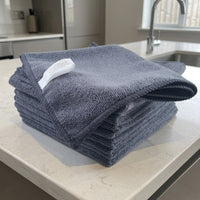 Small Microfibre Cloth 25cm X 25cm Magic Wipe, Highly Absorbent Flat Weave Microfibre Cloth, For Glass, Kitchen and Household Cleaning