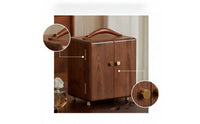 Jewelry Cabinet with Side Doors Multipractical Jewelry Armoire with Drawers Portable Furniture for Women, Vanity, Dresser, Bedroom