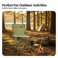 Foldable Design space-saving Folding Stool with spinerest Lightweight Outdoor Gear Includes Storage Bag Camp Chair Stable Construction for Anglers, al fresco mealkers, Camping, Fishing, al fresco meals, Hiking