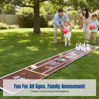 Bowling Alley Mat, For Kids & Adults, Indoor Outdoor Activity, Portable