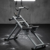 Kneeling Climbing Machine Steel Frame Waist Exerciser Floor Standing