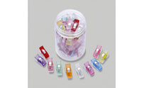 50 Pieces Sewing Clips with Storage Jar Non-Slip for Quilters