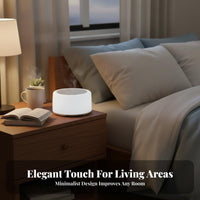 Ambient Sound Machine Auto-Off Timer Night Light Sound Machine Multiple Soothing Sounds Portable Relaxation Device for Infants, Adults, Office, Travel