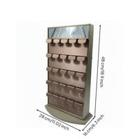 Rotating Earring Display Stand Space Saving Double-Sided Jewelry Rack Large Capacity Rotating Jewelry Display Stand for Live Broadcasting