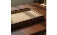 Shielding Jewelry Tray with Velvet Lining Elegant Wood Jewelry Tray Sturdy Compact for Collectors