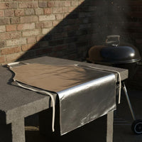 Molten Splash Protection Aluminized Heat Apron Anti Scald Flame Retardant Apron Long-Lasting Workwear Lightweight for Workers Women, Smelting, Cooking