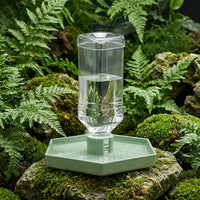 Large Capacity Reptile Drinkers and Reptile Water Dispenser, Automatic Waterer for Geckos and Snakes, Force-fed Escape-resistant Feeder