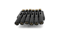 No-Headstock Electric Guitar Bridge Brass Saddles 6 String No-Headstock Bridge Conductive Surface Music Hardware