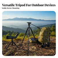 Portable Tele Tripod Non-Slip Feet Bird Watching Tripod 360° Pan Photography Accessory Quick Release Plate for Photographers, Content Creators, Outdoor, Concerts, Travel, Filming