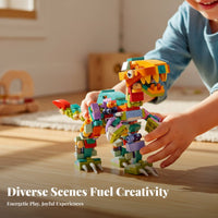 astrological creature tiny building brick Model Assembly Fun assembleion building brick creature Figure three-dimensional Sculpture