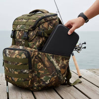 Fishing Accessory Case Portable Zippered Gear Organizer Sturdy for Boat, Anglers