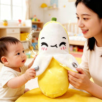 Banana Stuffed Toy with Touch Pads Soft Musical Stuffed Toy Toy Sensory