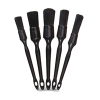 5 Pieces Multi-Size Brushes Tire Detailing Brush Wet and Dry Use Wheel Brush Set Easy to Clean Car Detailing Kit Sturdy Handle for Garage