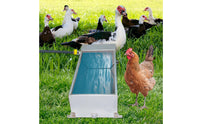 Automatic Livestock Waterer Easy Clean Automatic Water Trough Rolled Edge Design Open Top Basin