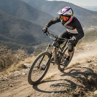Full Face Motocross Helmet Eyewear-Compatible-Compatible Full Face off-Road Helmet Ventilated Safeguarding for Motorcyclists