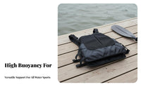 Adult Flotation Jacket Quick-Quick-Evaporating Adult Flotation Jacket Lightweight Kayaking Vest for Kayakers, Snorkelers, Boating, Paddleboarding
