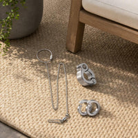 Yuexiaomeng Portable Stainless Steel Parrot Stand with Hook for Outdoor Training and Interaction