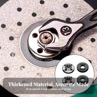 3 Pieces Universal Modification attachment Angle Grinder Flange Nut and Wrench Set Wear-Resistant Grinder Flange Nut and Spanner Set Easy to Use Power Tool Accessory for DIY hobbyists, Construction Workers, Professionals, Home Repair, Workshop, Garage