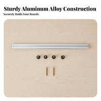 Space-Saving Wall Ski Rack Secure Mounting Adjustable Ski Rack Easy Installation Winter Gear Storage Heavy-Duty for Skiers, Snowboarders, Homeowners, Basement, Recreation Room, Shed