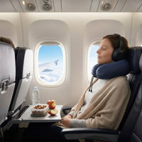 Textured Cover U-Shaped Neck Pillow Ergonomic U Shape Neck Pillow Portable Headrest Lightweight