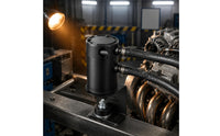 Drainable Oil-Gas Separator Universal Oil Separator Cylindrical Crankcase Vent Collector Can Metal for Automotive Engine Bay