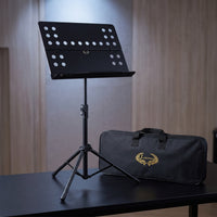 Folding Music Stand Foldable Music Stand with Carrying Bag Adjustable for Instrumentalists, Students, Home Rehearsal Rehearsal, Stage