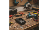 Replacement Cordless Tool Battery Charger Compact Charger with Cradle for DIYers, Technicians, Workshop, Garage