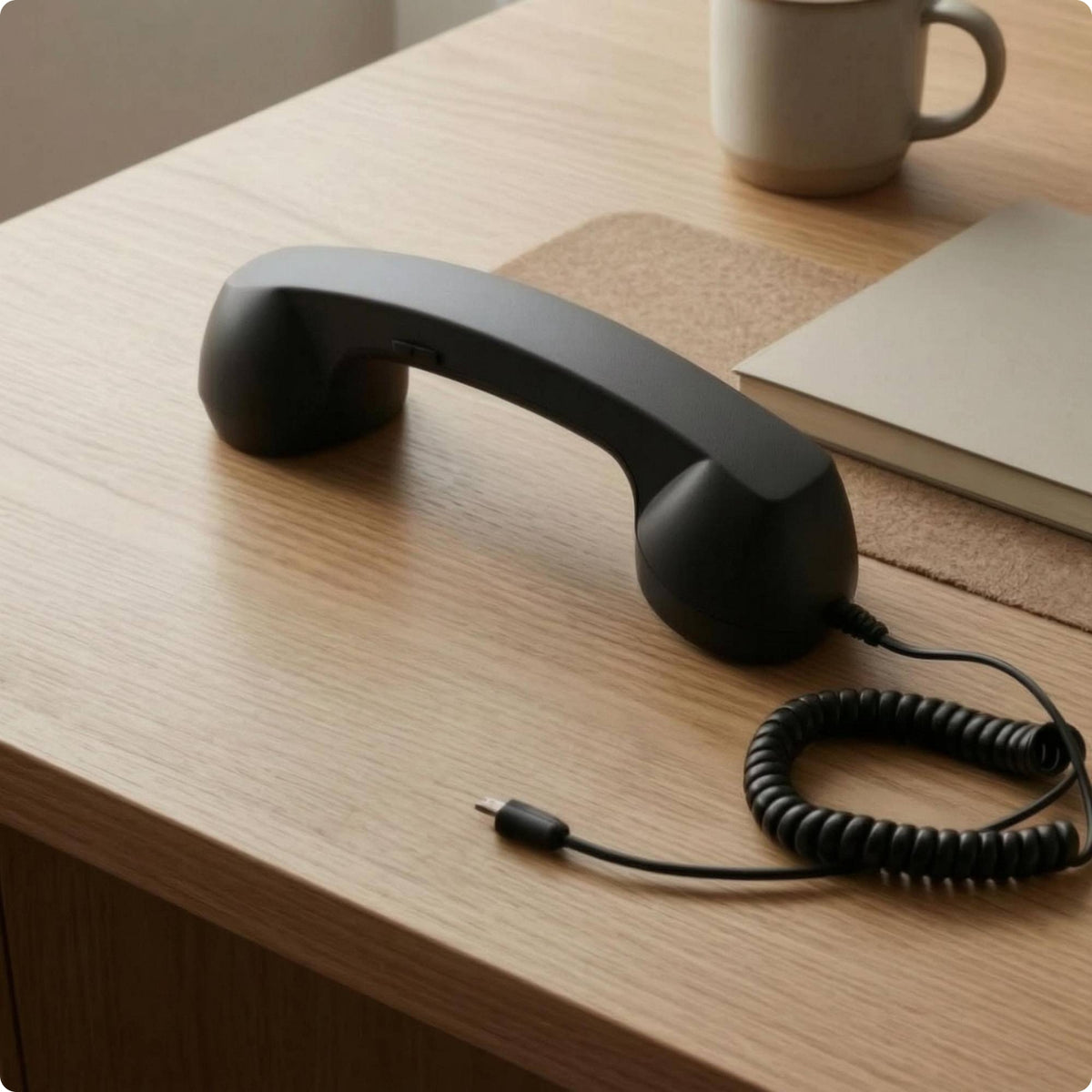 Telephone Handset Earphone Portable Vintage Telephone Receiver Mobile Accessory Speaker and Speaker