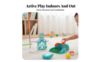 Kids Golf Club Set Indoor & Outdoor Play Young Child Golf Toy with Golf Bag Child-Friendly for Preschoolers, Beginners, Backyard, Playroom