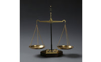 Tabletop Balance Scale Collectible Vintage Balance Scale Ornament Artisanal Small for Decorators, Bookshelf, Office