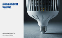 LED Bulb, E27 Base, High Power, Energy Saving, Ultra Bright, Factory Workshop Lighting