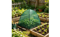 Mesh Plant Cover with Steel Frame Breathable Plant Protection Cover Sturdy Garden Cage for Balcony