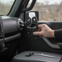 Sun Visor Clip with Screws Slim-Profile Sun Visor Clip Hardware Heavy-Duty for off-Roaders, Truck, Jeep