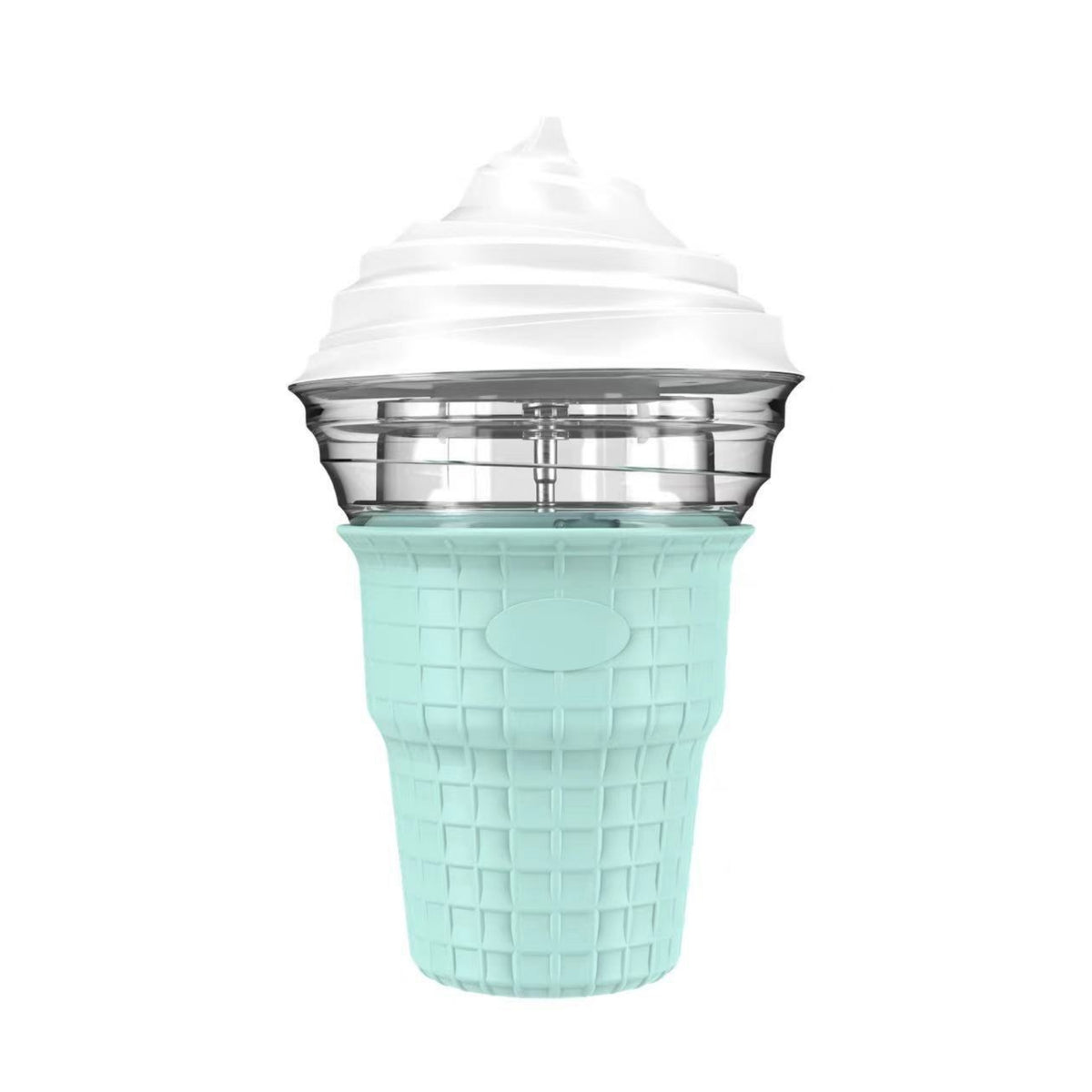 Ice Cream Maker Compact Chilled Dessert Maker Countertop for Families