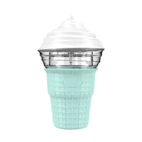 Ice Cream Maker Compact Chilled Dessert Maker Countertop for Families