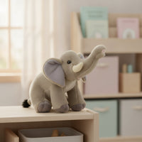 Elephant Stuffed Animal Soft Elephant Stuffed Toy Cuddly Fuzzy for Toddlers, Bedtime, Nursery Decor