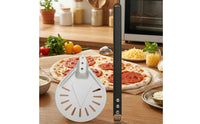 Perforated Pizza Peel Aluminum Cooking Flat for Home Cooks