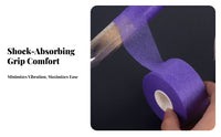 2 Rolls Badminton Grip Damping Film Extremely Thin Badminton Grip Base Wrap Shock Absorbing Undergrip Comfortable Feel